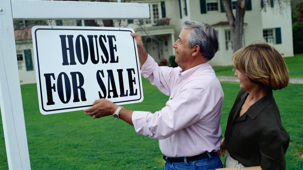 sell their homes either to downsize